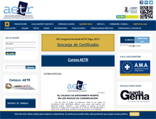 Tablet Screenshot of aetr.net